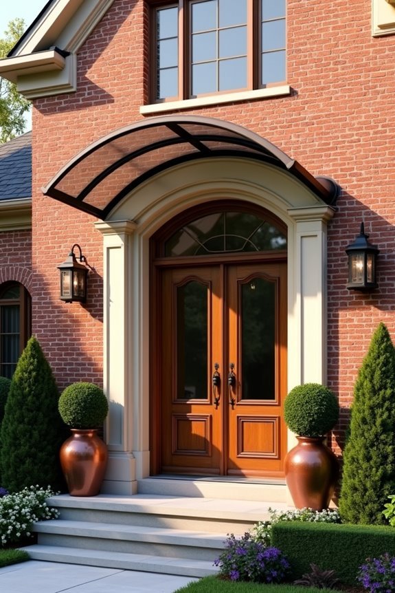elegant arched canopy design