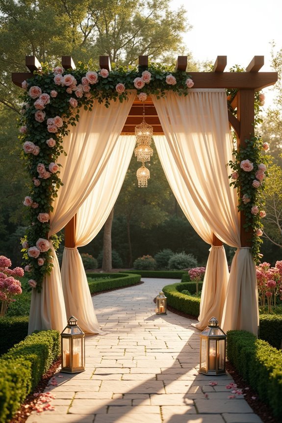 elegant fabric canopy designs