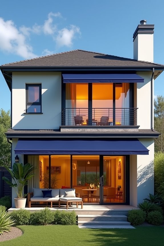 energy efficient canvas awnings