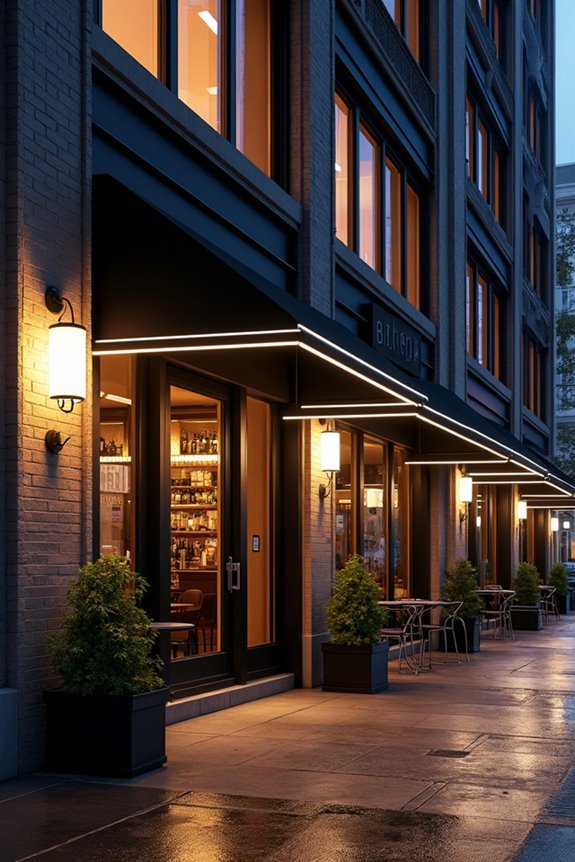 energy efficient illuminated awnings