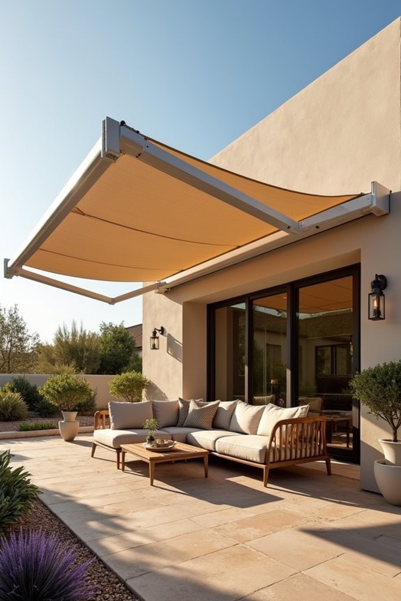 energy efficient motorized canopies