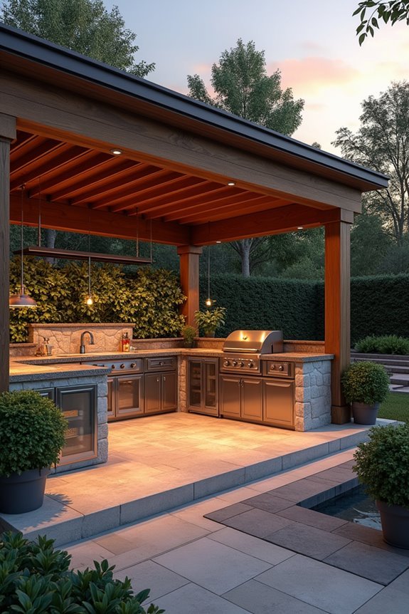 ergonomic outdoor culinary infrastructure