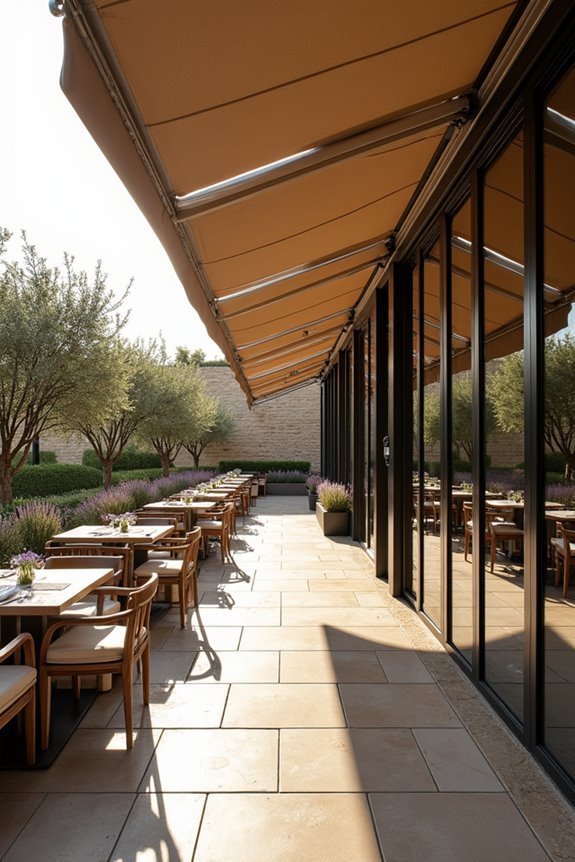 expandable outdoor side panels