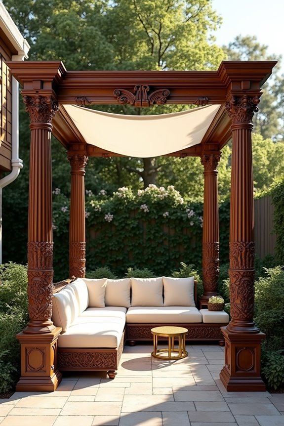 exquisite carved four posters