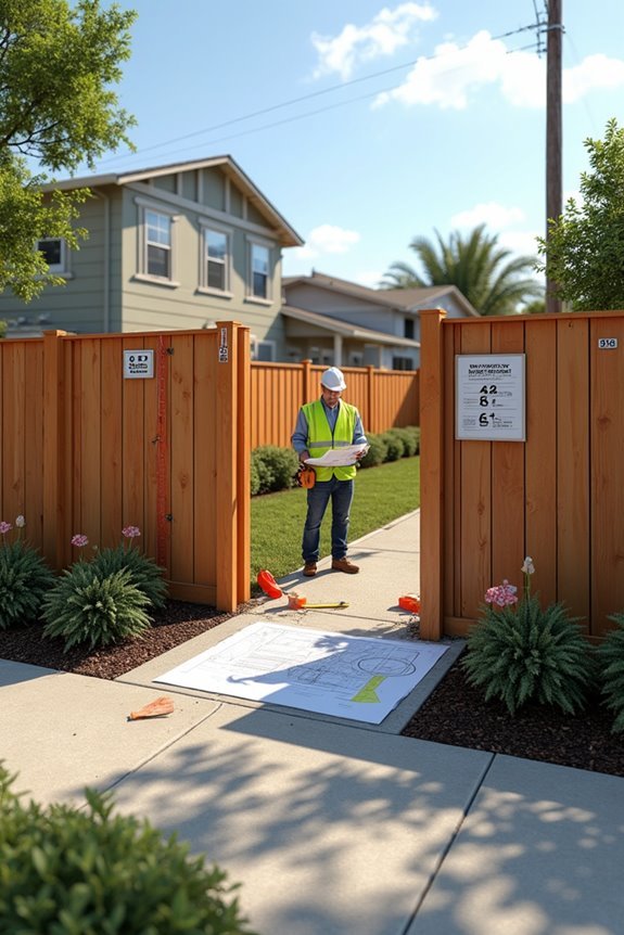 fence construction compliance regulations