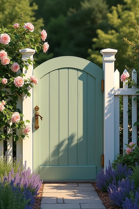 fence gate paint and stain