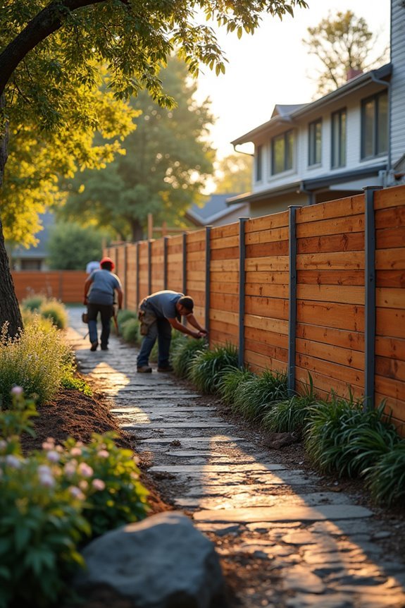 fence installation project timeline