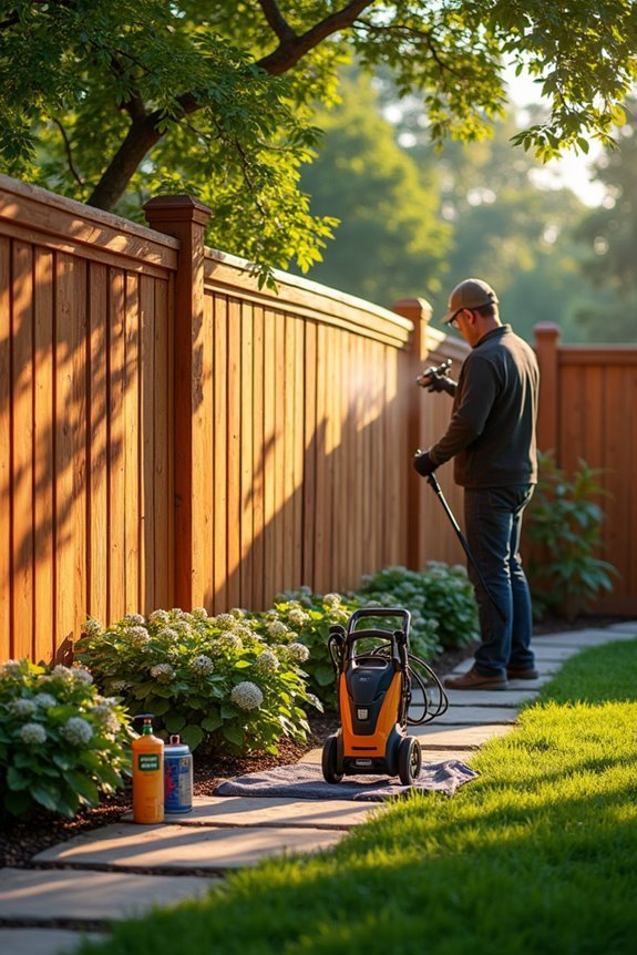 fence maintenance and weatherproofing