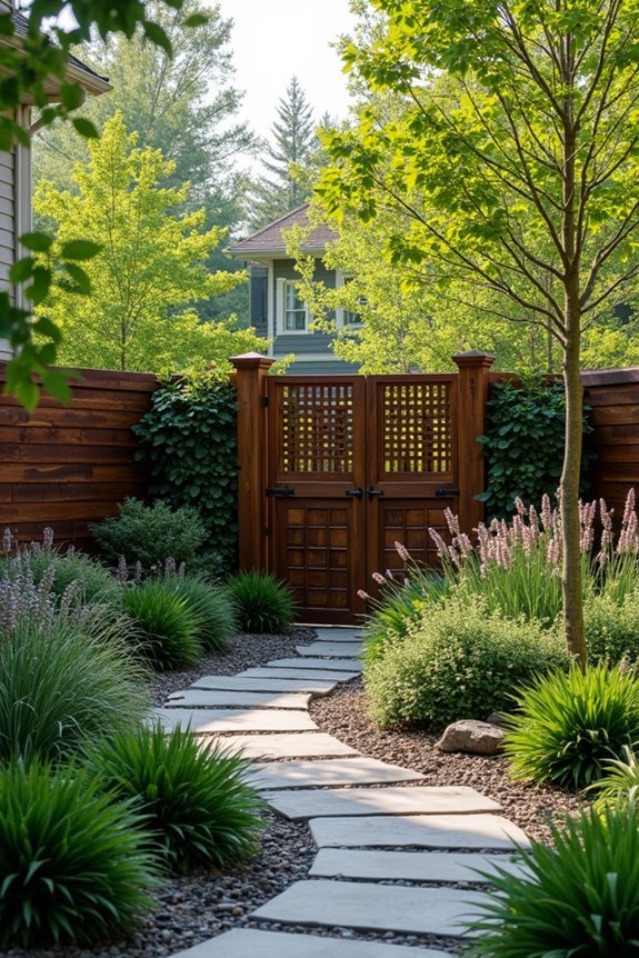 fencing landscape integration strategies