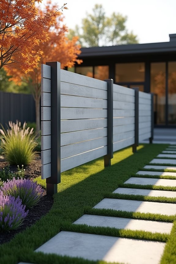 floating cantilevered panel design