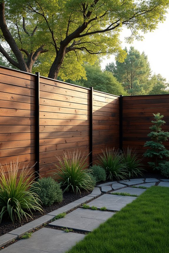 floating panel frame construction