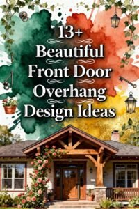 Read more about the article 13+ Beautiful Front Door Overhang Design Ideas