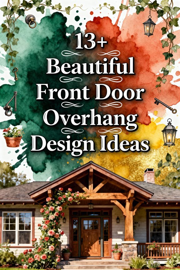 Read more about the article 13+ Beautiful Front Door Overhang Design Ideas