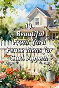 Read more about the article 10+ Beautiful Front Yard Fence Ideas for Curb Appeal