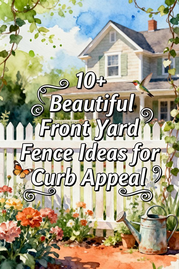 front yard fence inspiration