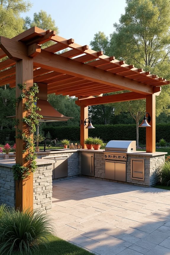 functional outdoor cooking spaces