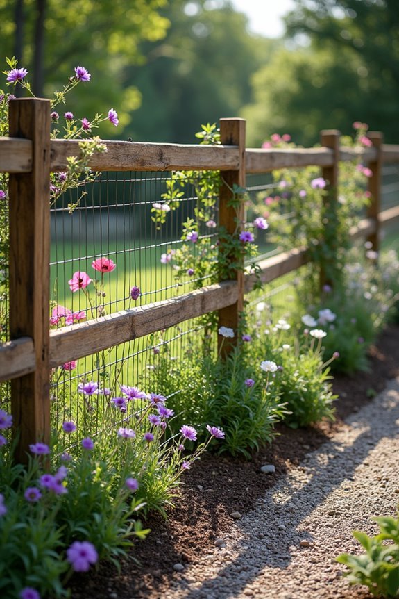 functional woven wire borders