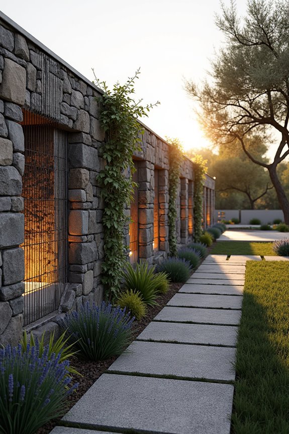 gabion walls for landscapes