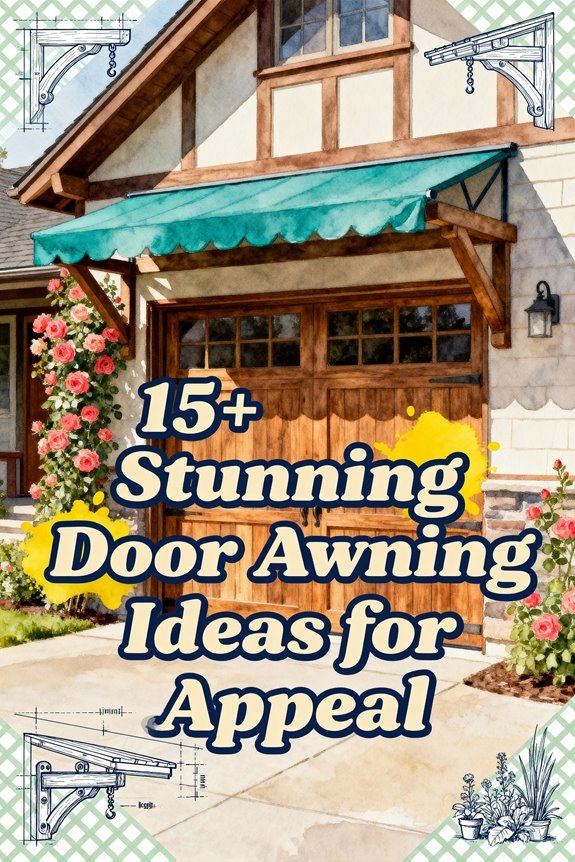 Read more about the article 15+ Stunning Garage Door Awning Ideas for Curb Appeal