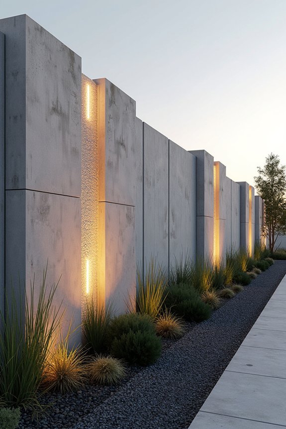 geometric minimalism in fences