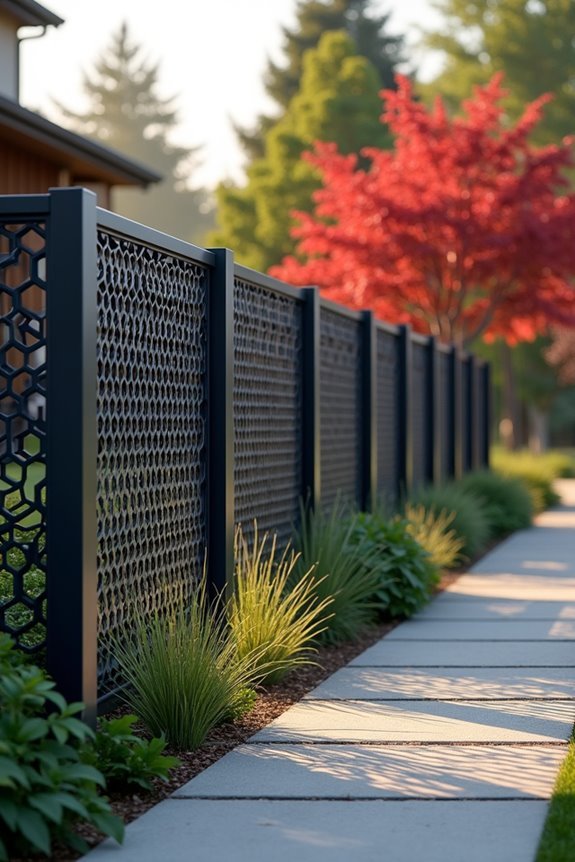 geometric modular steel panels