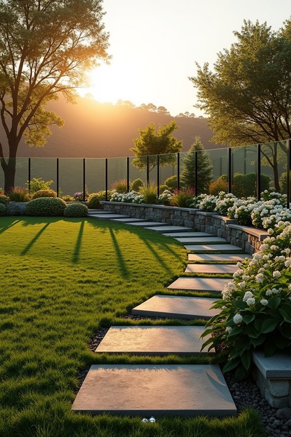 glass panels for privacy