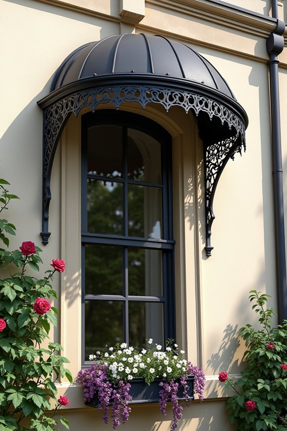 gothic pointed arch awnings