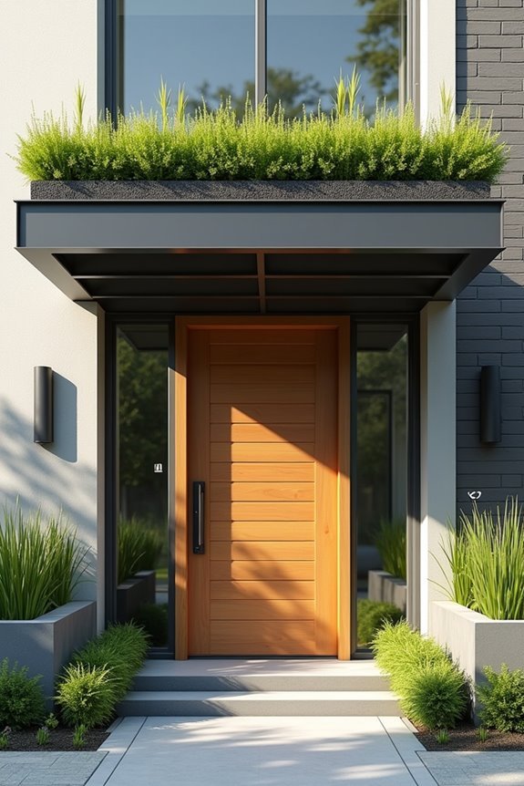 green infrastructure roof canopies