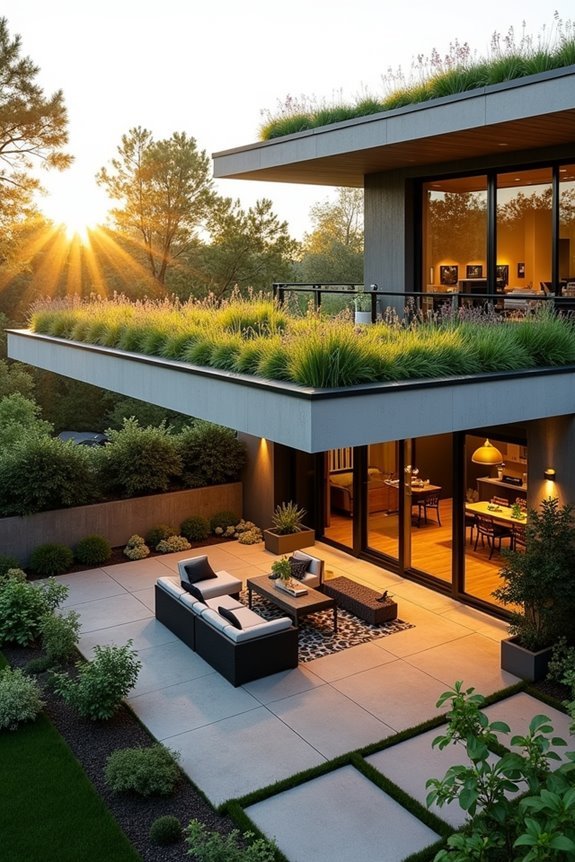 greenery for flat roofs