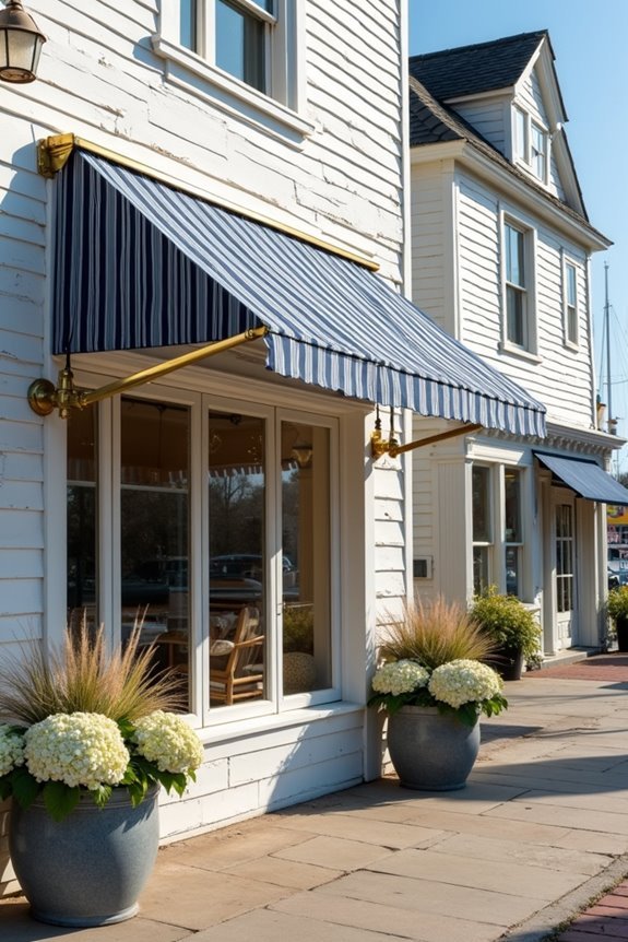 high contrast nautical canvas designs