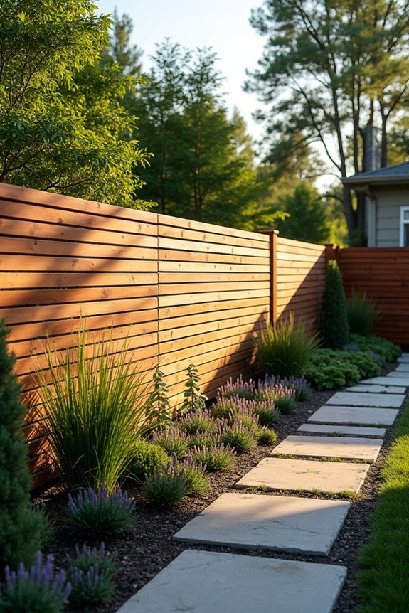 horizontal slat fencing requirements