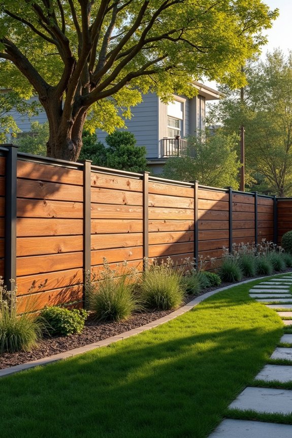 horizontal slat privacy solutions