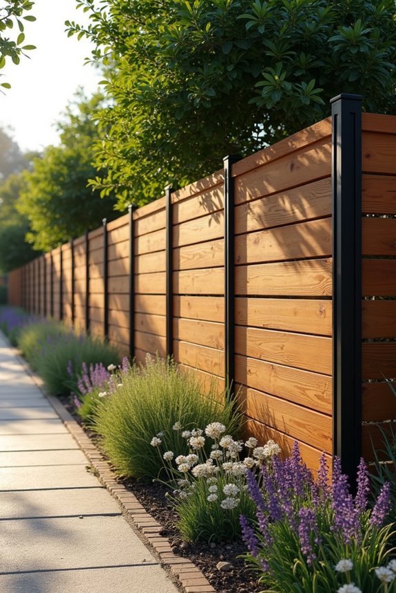 hybrid fence material design