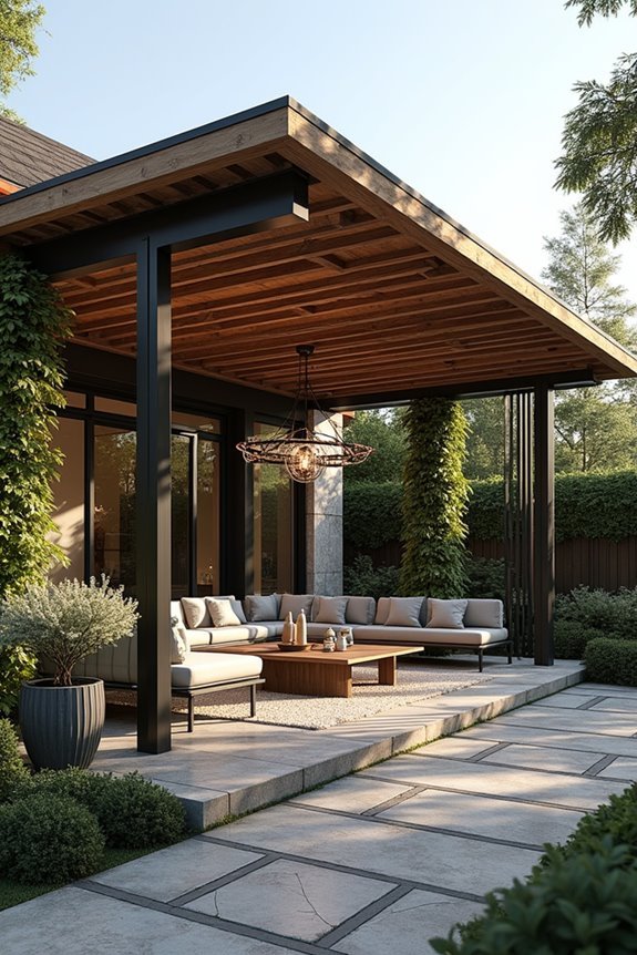 hybrid outdoor living spaces