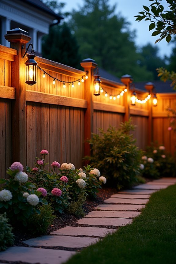 illuminate outdoor living spaces