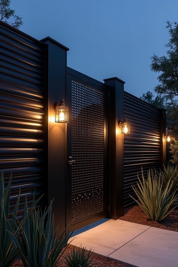 industrial lighting fixture pairings