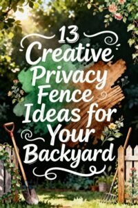 Read more about the article 13 Creative Privacy Fence Ideas for Your Backyard