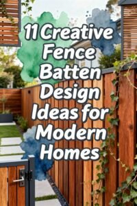 Read more about the article 11 Creative Fence Batten Design Ideas for Modern Homes