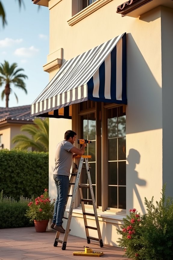 install window brackets securely