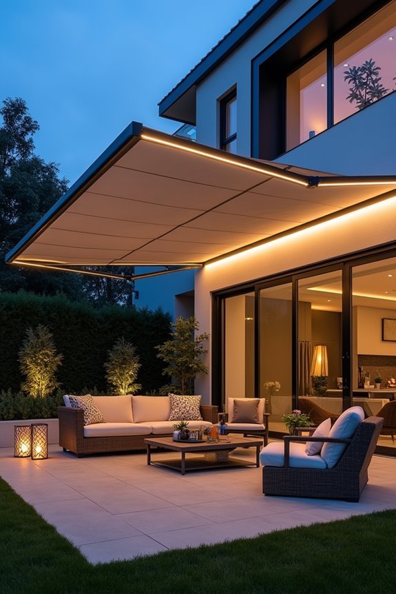 integrated led patio lighting