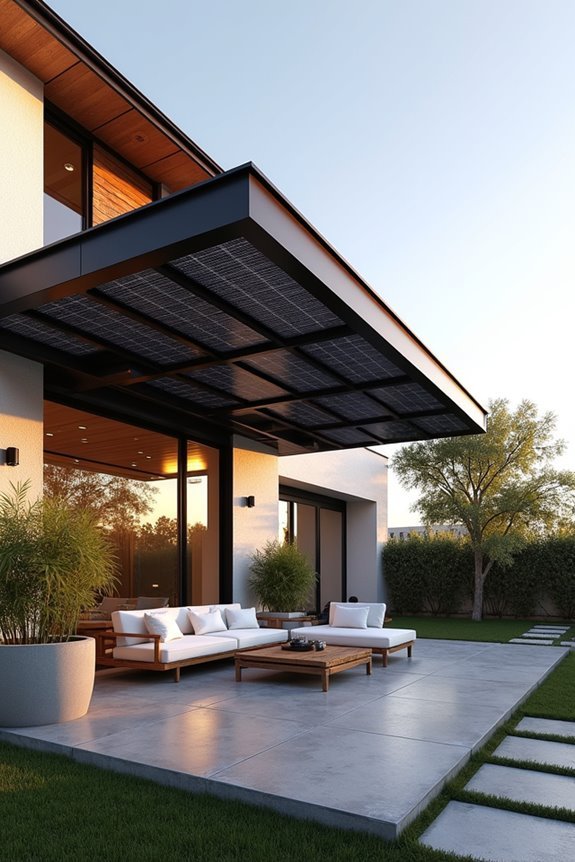 integrated solar canopies efficiency