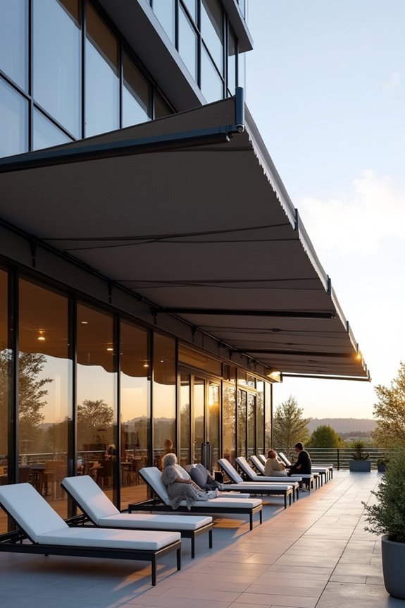 interconnected customizable awning systems