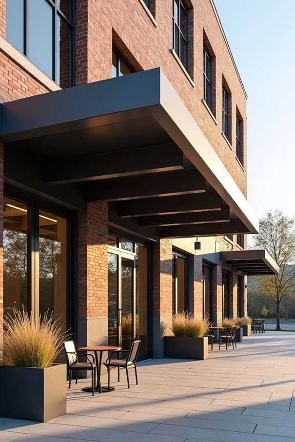 layered canopy structural design