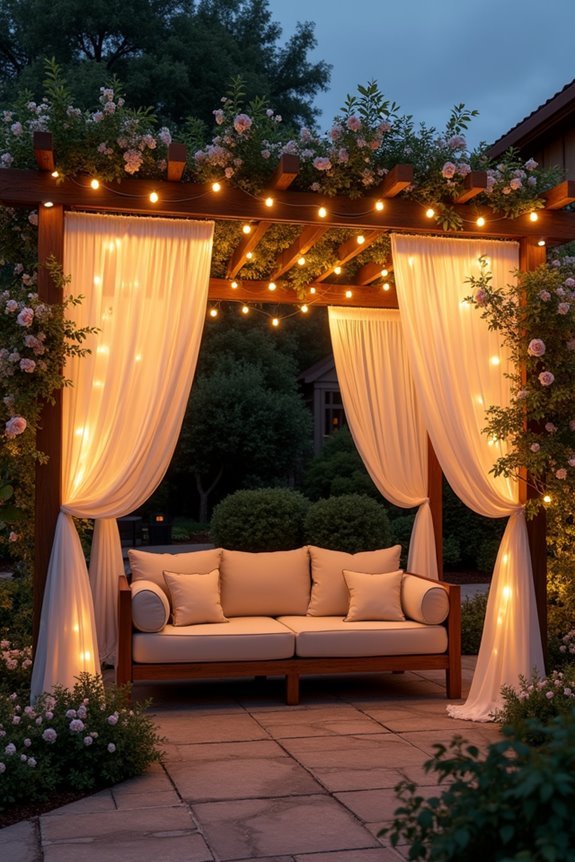 luminous outdoor ambiance creation