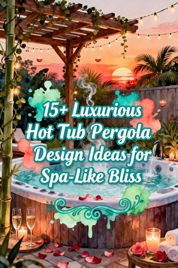 Read more about the article 15+ Luxurious Hot Tub Pergola Design Ideas for Spa-Like Bliss