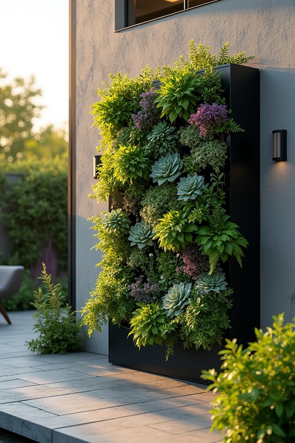 maximize wall planting space