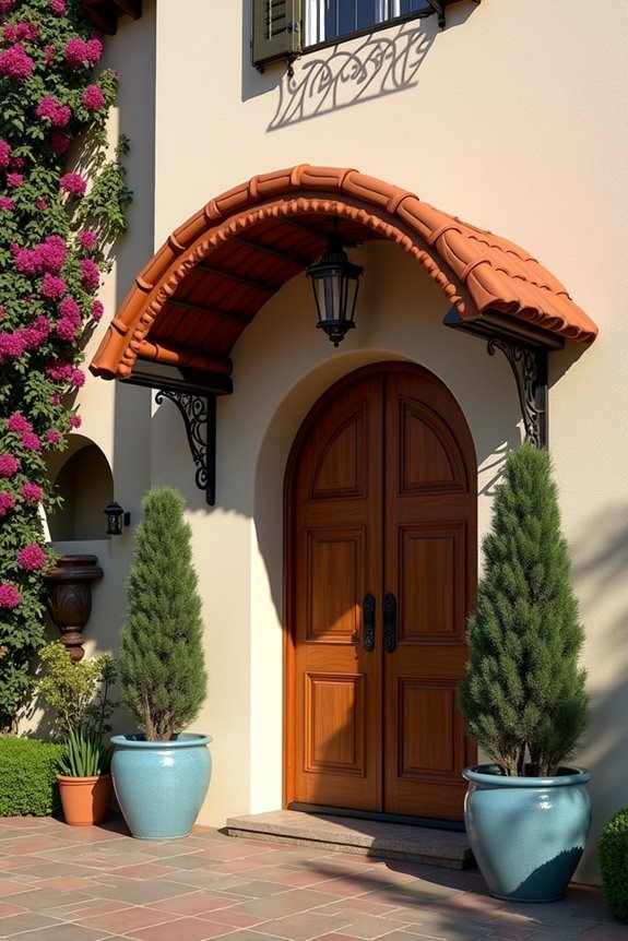 mediterranean terracotta roofing design