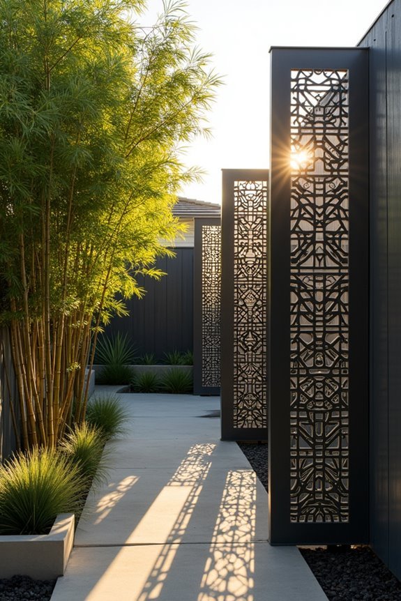 metal screens for architecture