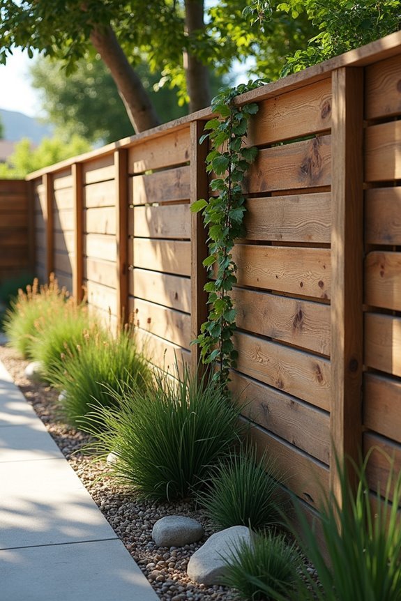 minimal maintenance pallet fences