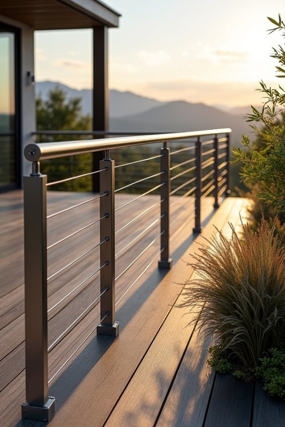 minimalist cable railing systems